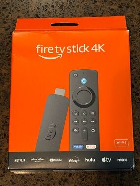 Amazon Fire TV Stick 4K 2nd Gen Ultra HD TV Remote Alexa Voice Control Brand New